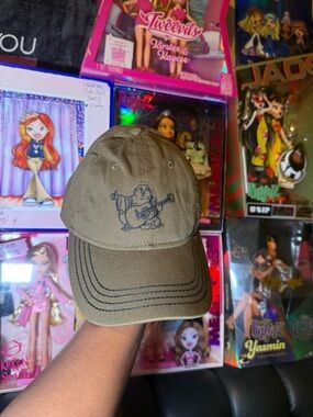 True Religion Olive Green Baseball Cap